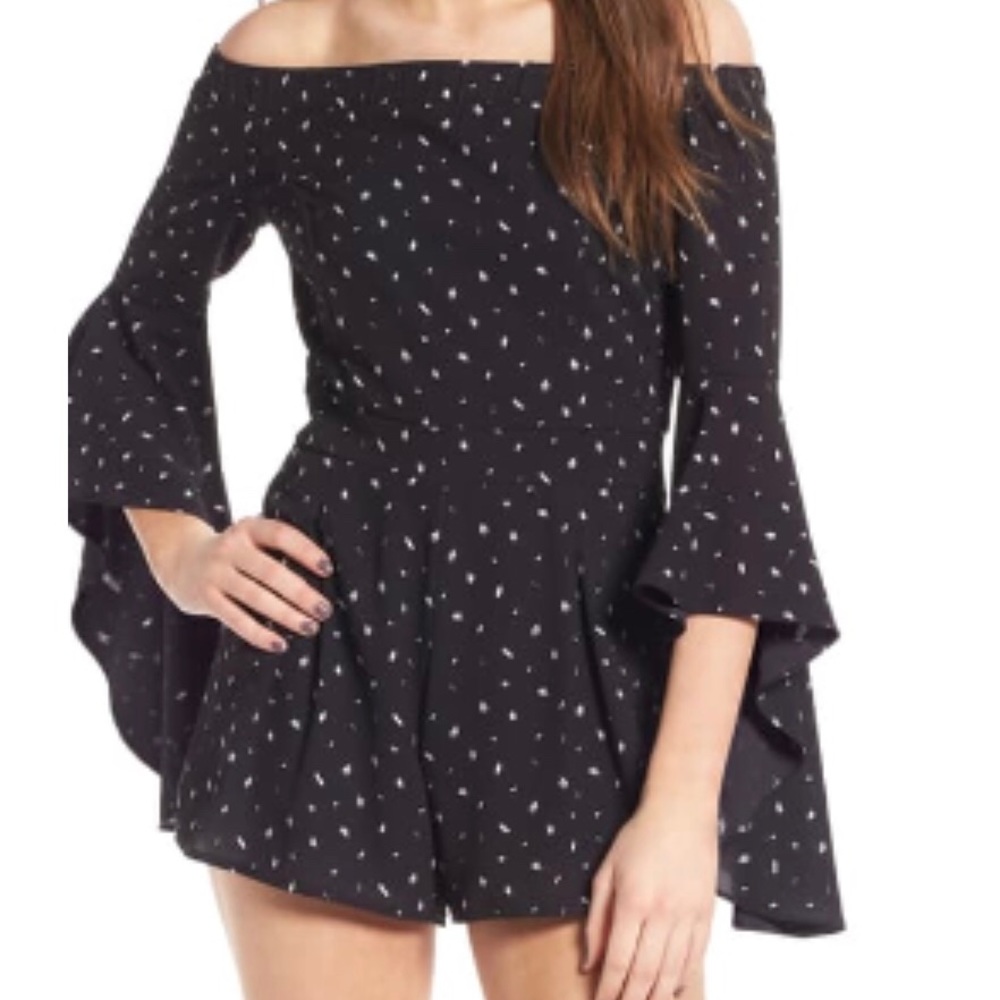 Off the Shoulder Romper